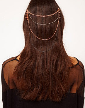 ASOS Hair Spikes with Hanging Chains